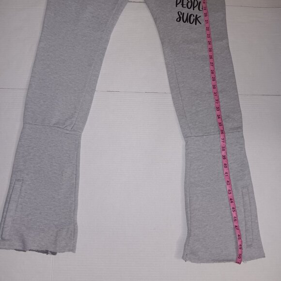 T CREW STACKED MEAN PEOPLE SUCK GRAPHIC SWEATPANTS - Picture 13 of 17